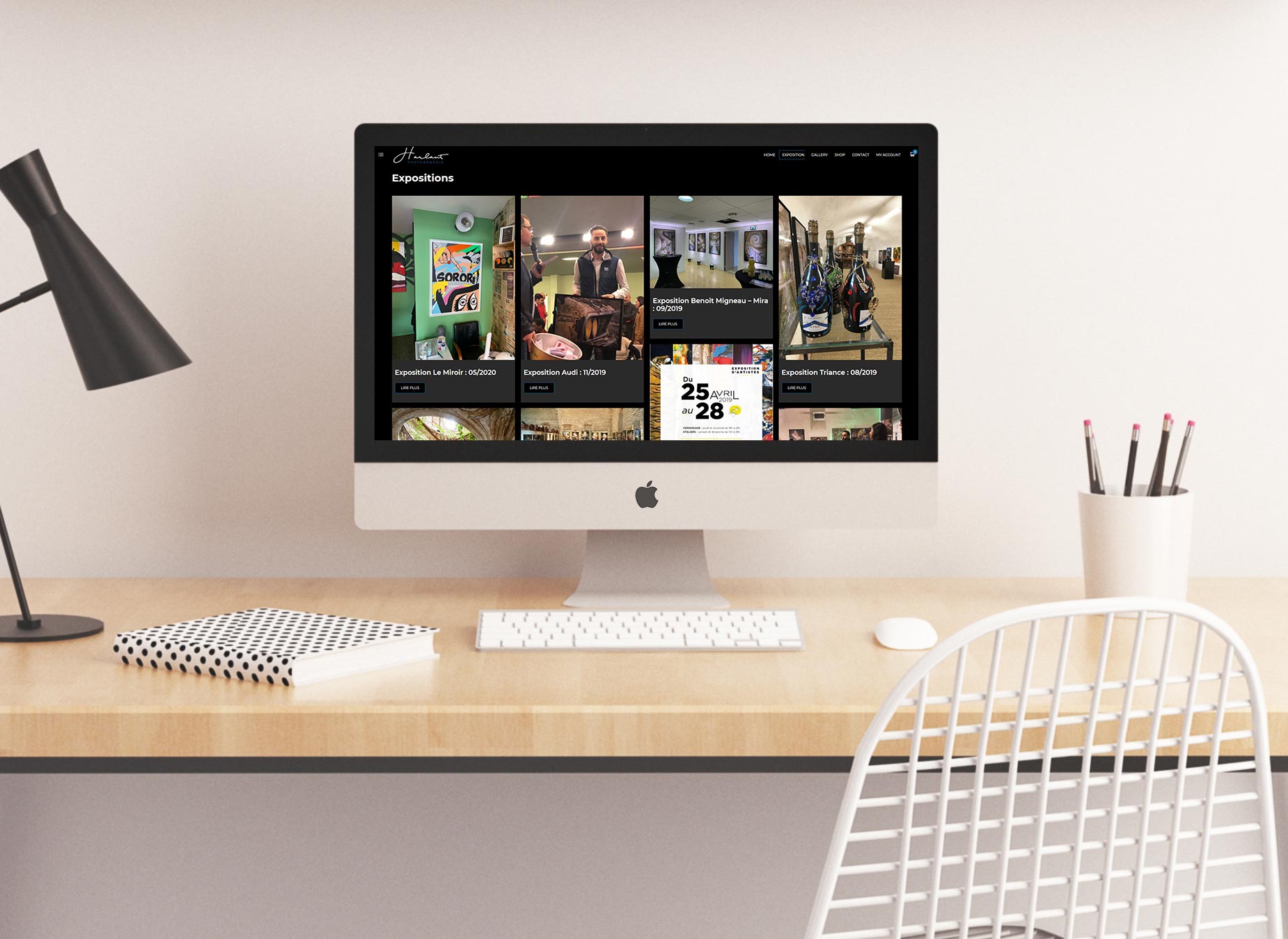 Oniri Studio Mockup Website Julien Photographie